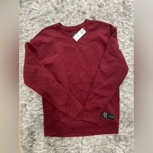 Hollister men’s Burgundy crew sweater size medium